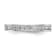 Rhodium Over 14K White Gold Lab Grown Diamond Polished 1 ct. Channel Set
Eternity Band