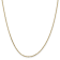 14K Yellow Gold 1.65mm Solid Diamond-cut Cable Chain Necklace