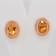 1.34ctw Oval Citrine 14K Rose Gold Over Sterling Silver Stud Earrings