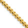 14k Yellow Gold Polished Solid 3.7mm Franco Link 18 Inch Chain
