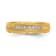 14K Yellow Gold AA Quality Mens Wedding Band