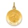 14K Yellow Gold Guardian Angel Medal Charm