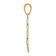 14K Two-tone Gold Diamond-Cut Good Luck Symbols on Hamsa Pendant