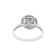 14K White Gold Round Tanzanite and Diamond Ring, 1.59ctw