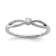 Rhodium Over 14K White Gold First Promise Diamond Promise/Engagement
Ring 0.12ctw