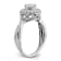 Rhodium Over 14K White Gold Eternal Promise Lab Grown Diamond Halo
Complete Ring 1.008ctw