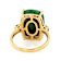 Ruby Zoisite Rectangular Cushion And Ruby Accent Ring In 18K Gold Over
Sterling Silver 0.32ctw