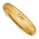 14K Yellow Gold 7/16 Oversize Florentine Hinged Bangle Bracelet