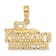 14k Yellow Gold Fireman's Daughter pendant