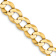 14k Yellow Gold 9.4mm Flat Cuban 20 Inch Chain