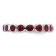 Sterling Silver Stackable Expressions Red Crystal Ring