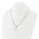 Gold Tone Sterling Silver 3-5.5mm Freshwater Cultured Pearl LETTER S
18-inch Necklace