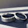 SHEFFIELD Flat Beveled Edges Tungsten Ring with Brushed Center 6mm