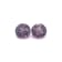 Purple-Grey Spinel 6mm Round Matched Pair 1.50ctw