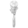 8mm Button White Freshwater Pearl and White Sapphire Sterling Silver Ring