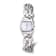 Charles Hubert Chrome-finish White Dial Quartz Watch