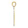 14k Yellow Gold Diamond-Cut Basketball Pendant