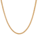 Men's 3.5mm Franco Box Chain Necklace In 18K Yellow Gold Over Stainless
Steel 24 Inch