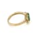 1.09Ctw Emerald with 0.17Ctw Ring in 14K YG