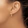 14k Yellow Gold 1/2" Twist Hoop Earrings