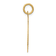 14k Yellow Gold Satin My Confirmation Pendant