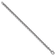 Rhodium Over Sterling Silver 6.0mm Box 8.5 Inch Chain