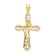 10k Yellow Gold Diamond Cross Pendant
