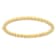 Polished And Twisted Band Ring Set In 14K Gold With Sterling Silver Core