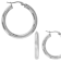 Silver-Tone Hoop Earring Set Of 2