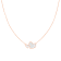 Mother of Pearl Rhodium Over Sterling Silver Necklace