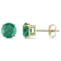 Emerald 10K Yellow Gold Earrings 1.6ctw