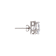 CZ Stud Earrings In Sterling Silver