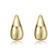 Gleaming Mini Huggie Earrings In 14K Gold Over Brass