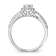 Rhodium Over 14K White Gold Lab Grown Diamond Complete Cushion Halo
Engagement Ring 0.70ctw
