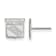 Rhodium Over Sterling Silver NHL New York Rangers LogoArt Extra Small
Post Earrings