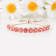 Lab Created Peach Padparadscha Sapphire 18K Rose Gold Over Sterling
Silver Halo Tennis Bracelet
