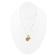 Barse Jade Pisces Zodiac Charm Necklace In Bronze
