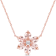 2.37ctw Morganite And Diamond Accent 10k Rose Gold Pendant With Chain