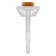 7mm Cushion Citrine 1/4 ctw Diamond Rhodium Over Sterling Silver Halo Ring