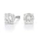 Certified White Lab-Grown Diamond H-I SI 14k White Gold Solitaire Stud
Earrings 0.75ctw