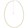 Textured Diamond-Cut Omega Chain Necklace In 18K Gold Over Sterling Silver