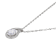 White Cubic Zirconia Rhodium Over Sterling Silver Pendant With Chain 4.38ctw