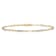 14K Two-tone Fancy Link with 1-inch Extension Anklet