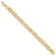 14K Yellow Gold 8.5mm Solid Hand-Polished Fancy Link Bracelet