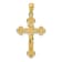 14K Yellow Gold Polished INRI Medium Crucifix Pendant