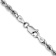 Rhodium Over 14k White Gold 3.35mm Solid Diamond-Cut Quadruple Rope 22
Inch Chain