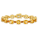 Citrine and Madeira Citrine Yellow Plated Sterling Silver Tennis
Bracelet 30.1ctw