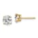 14K Yellow Gold Certified Lab Grown Diamond 1 1/2ct. VS/SI GH+, 4-Prong Earrings