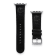 Gametime NHL Chicago Blackhawks Black Leather Apple Watch Band (38/40mm
M/L). Watch not included.