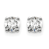 14K White Gold Lab Grown Diamond 2/3ctw VS/SI GH 4 Prong Earrings